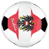 Autriche Football & drapeau autrichien / Sports (Tourné)
