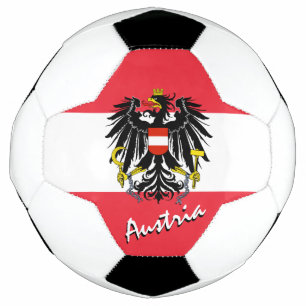 Autriche Football & drapeau autrichien / Sports