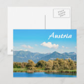 Autriche Magnifique paysage avec carte postale des (Devant / Derrière)