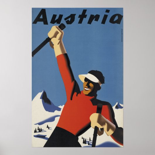 Autriche - Poster Vintage voyage (Devant)