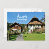 Autriche, Salzkammergut - Carte postale (Devant / Derrière)