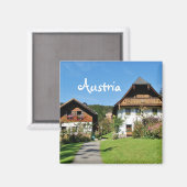 Autriche, Salzkammergut - Magnet souvenir (Recto/Verso)