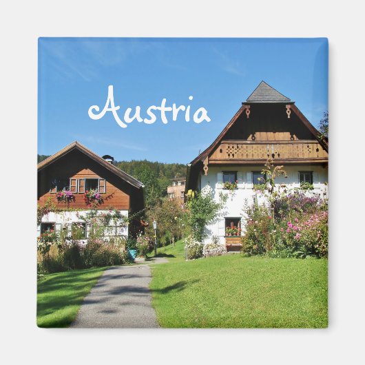 Autriche, Salzkammergut - Magnet souvenir (Devant)