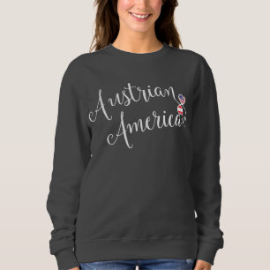 Autrichien Américain Entwinted Hearts Sweatshirt