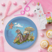 Autum Chipmunk Papieren Bordje (Feest)