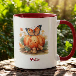 Autum Citrouille & Mug Papillon