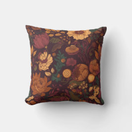 Autum Flower brown Season Decoration Kussen