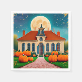 Autum/Herfst Moon Paper Servet