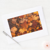 Autum Leaves Rechthoekige Sticker (Envelop)