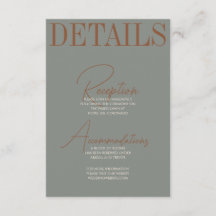 Autumb Bold en Retro Enclosure Kaart