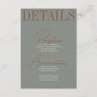 Autumb Bold en Retro Enclosure Kaart