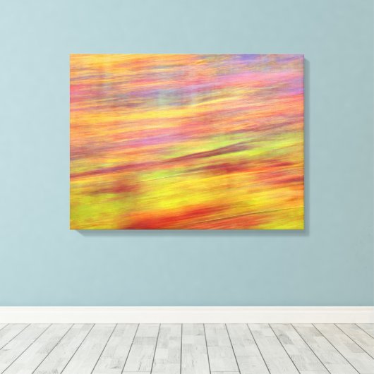 Autumn Abstract Canvas Print (Insitu (Houten vloer))