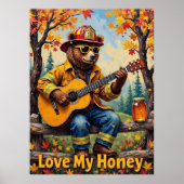 Autumn Acoustic: Rustic Strums van het Beer Poster (Voorkant)