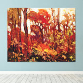 Autumn, Algonquin Park, beroemd schilderij, Canvas Afdruk (Insitu (Houten vloer))