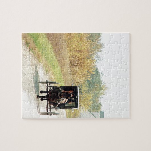 Autumn Amish Horse and Buggy Legpuzzel (Horizontaal)