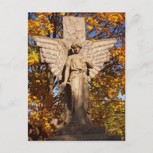 Autumn Angel Briefkaart (Voorkant)