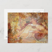 Autumn Angel Briefkaart (Voorkant / Achterkant)