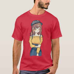 Autumn Anime Otaku Girl Aesthetisch Japan Culture  T-shirt