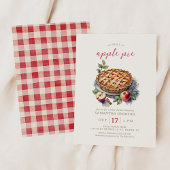 Autumn Apple Pie Baby shower Kaart