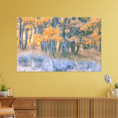 Autumn Aspen Canvas Afdruk (Insitu (Woonkamer))