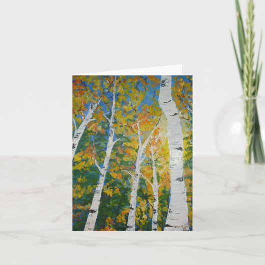 Autumn Aspen Kaart (Voorkant)