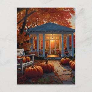 Autumn Backyard Briefkaart