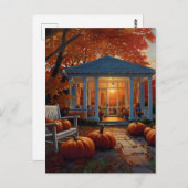 Autumn Backyard Briefkaart (Voorkant / Achterkant)