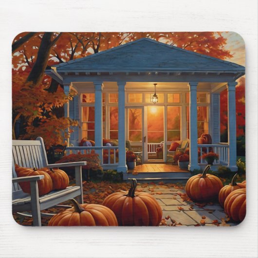 Autumn Backyard Muismat (Voorkant)