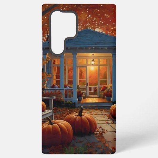 Autumn Backyard Samsung Galaxy Hoesje (Achterkant)