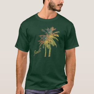 Autumn Batik Palm Trees T-Shirt