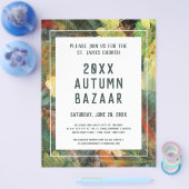 Autumn Bazaar, School of Community Event Green Lea Flyer (Enkel)