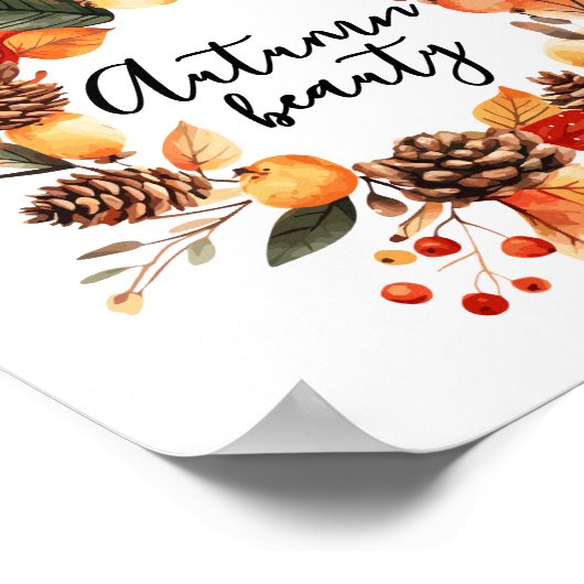 Autumn Beauty Poster (Hoek)