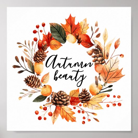 Autumn Beauty Poster (Voorkant)