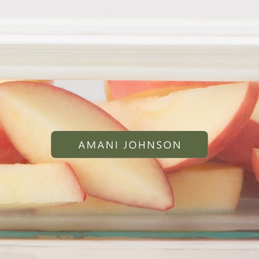 Autumn Beech Forest Tone Colour Name Labels (Aangebracht)