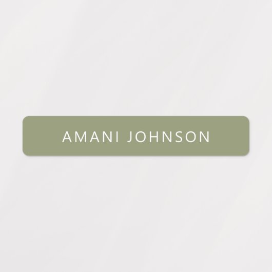 Autumn Beech Forest Tone Colour Name Labels (Design 2)