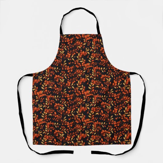 Autumn Berries Apron Schort (Voorkant)