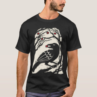 Autumn Berries Bird Print Essential T-shirt