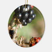 Autumn Berries Keramisch Ornament (Links)