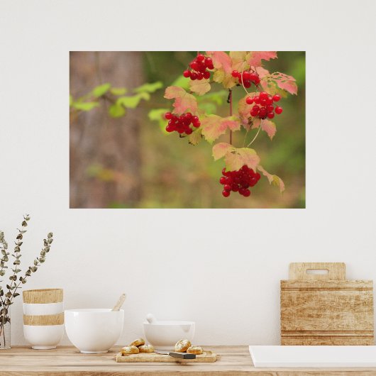 Autumn Berries Print (Keuken)