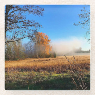 Autumn bij Champoeg State Park, Oregon Poster Magn Glazen Onderzetter