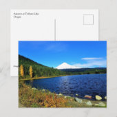 Autumn bij het meer van Trillium, OR Briefkaart (Voorkant / Achterkant)