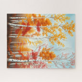 Autumn Birch Trees Puzzle (Horizontal)
