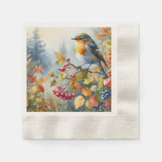 Autumn Bird Papier servet