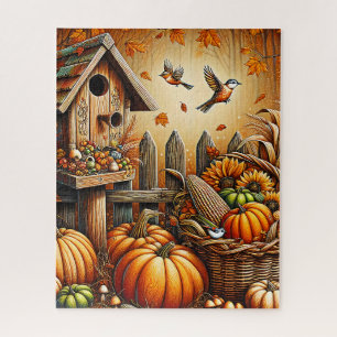 Autumn Birdhouse Puzzel