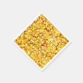Autumn-bladeren, gouden geel servetten (Hoek)