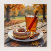 Autumn Blessings | Cider and Donut Legpuzzel (Verticaal)