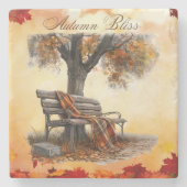 Autumn Bliss Stenen Onderzetter (Voorkant)