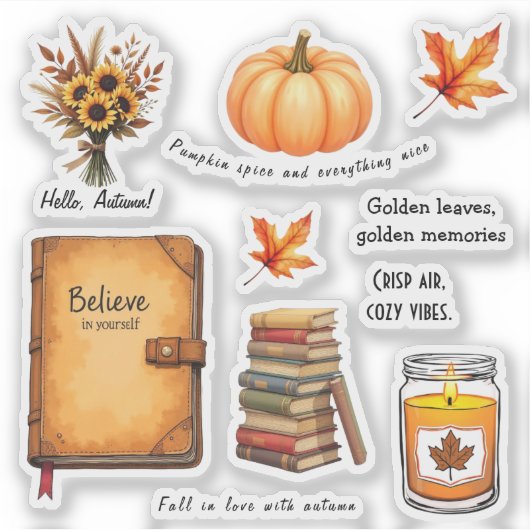 Autumn Bliss Sticker Collectie (Voorkant)