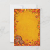 Autumn Bliss Wedding RSVP (Achterkant)