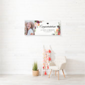 Autumn Blooms Boeket Herfst Afstuderen Foto Spandoek (Insitu)